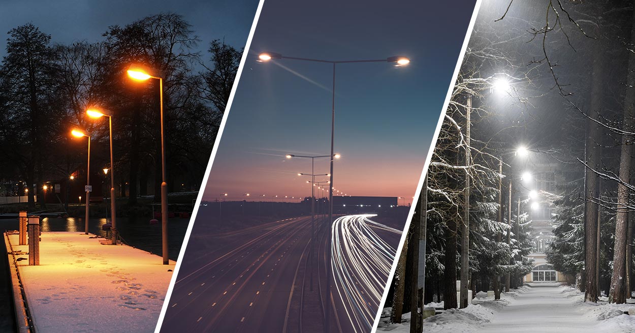 Commercial LED Lights with different Color Temperatures